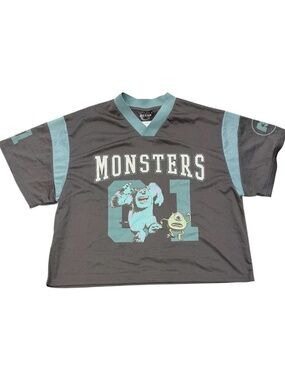 Pixar Monsters Inc Grey Jersey Mike and Sully Women’s Size M